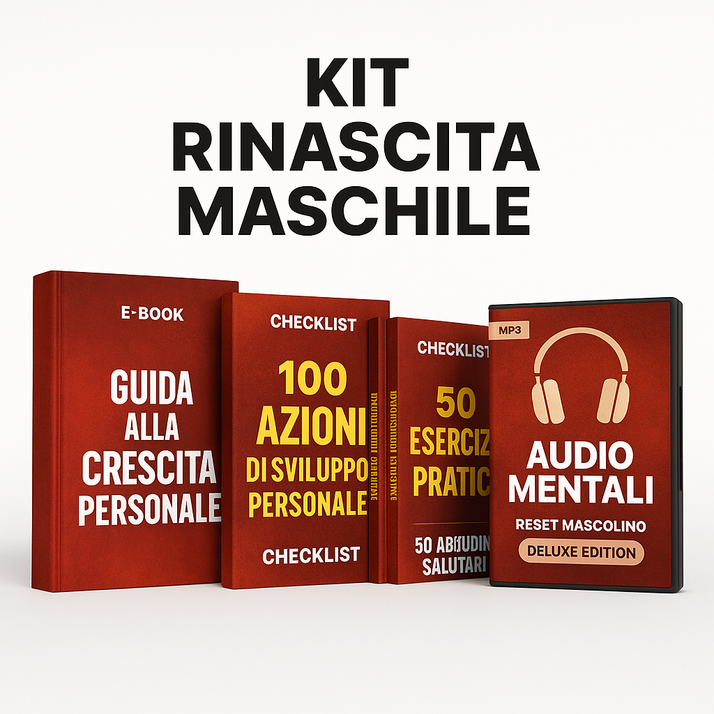 BUNDLE KIT CRESCITA PERSONALE - RINASCITA MASCHILE