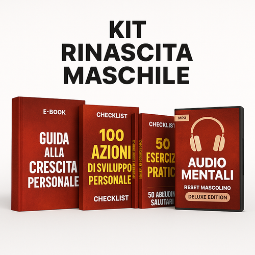 BUNDLE KIT CRESCITA PERSONALE - RINASCITA MASCHILE
